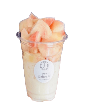 桃の丸ごと以上スムージー